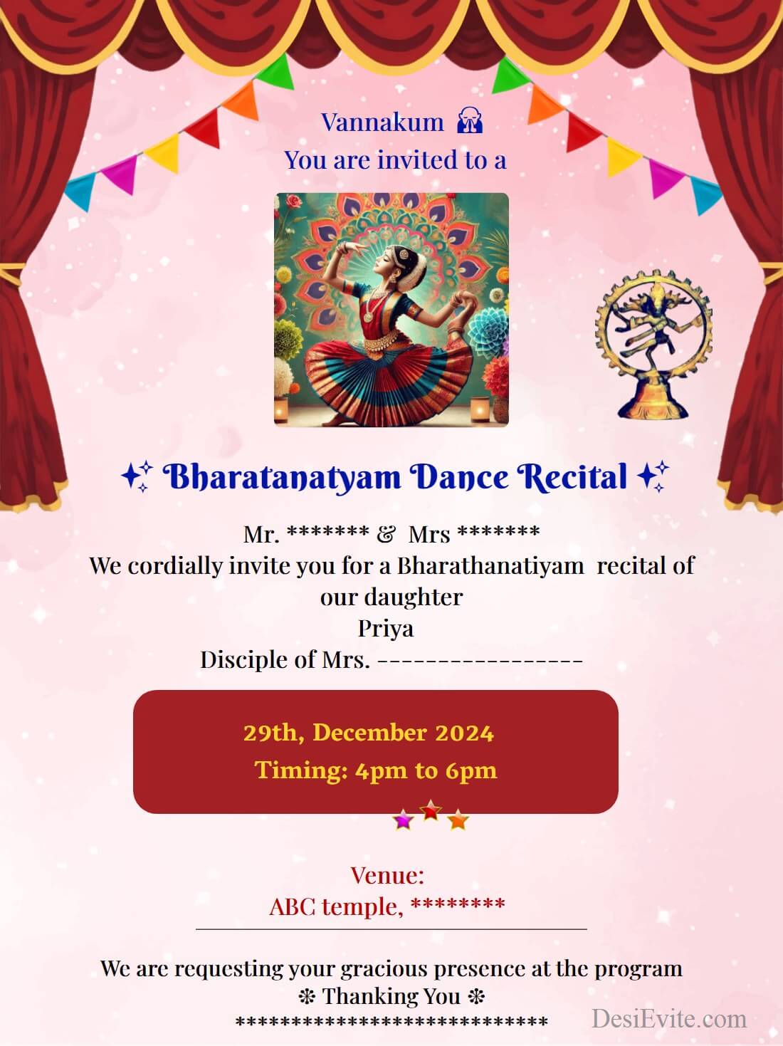 bharathanatiyam-recital-invitation-card