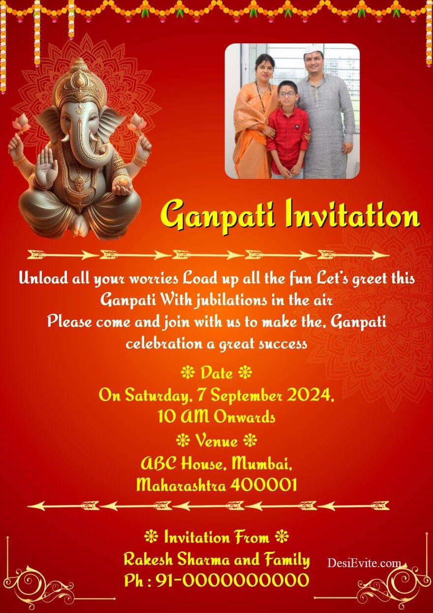 ganpati-invitation-ecard-red-background