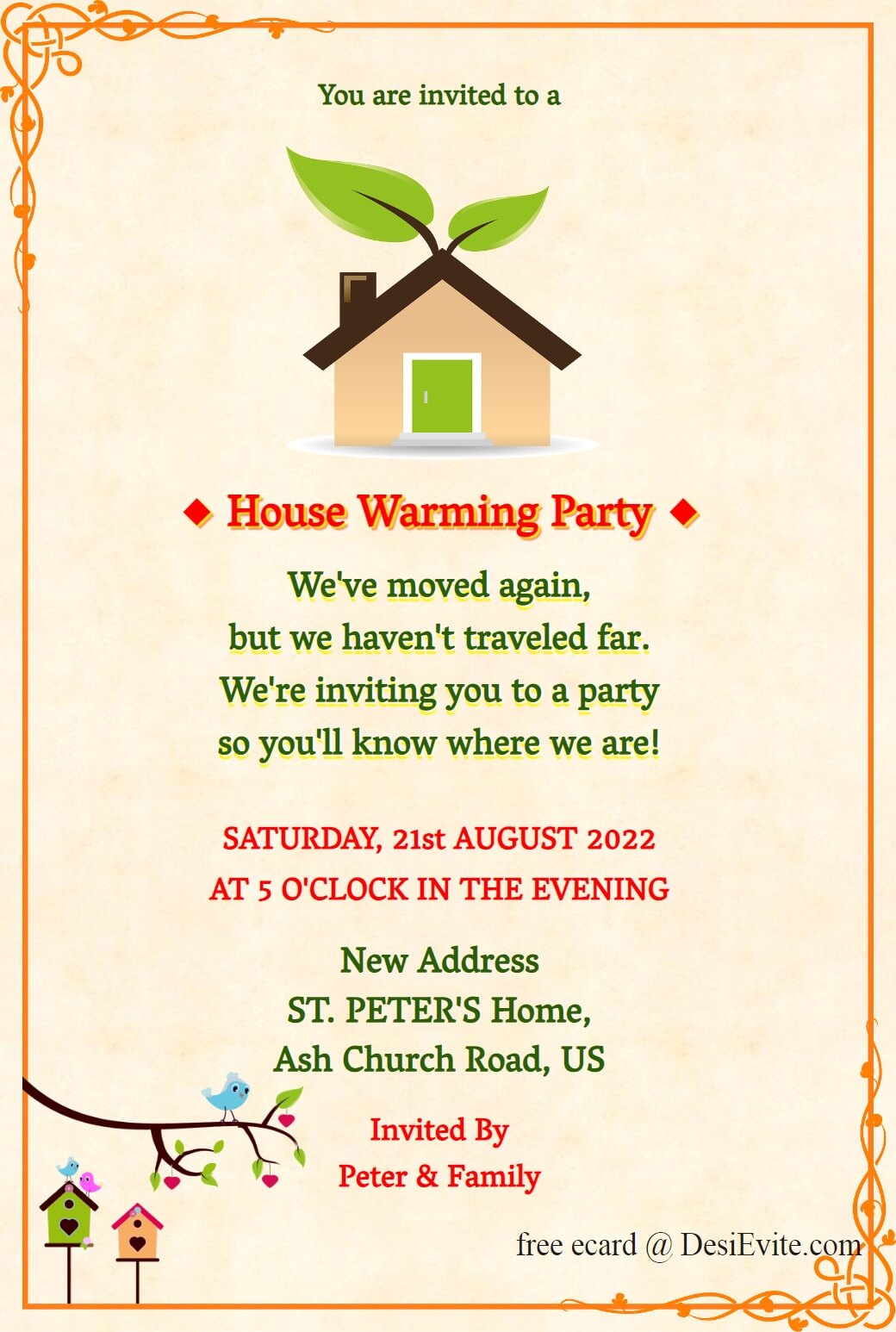 Free Custom Printable Housewarming Invitation Templates 46 OFF