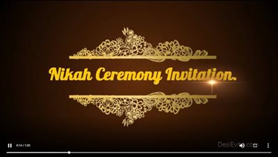 Wedding Invitation, Video Templates