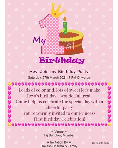 Free Online Custom Birthday Invitation Maker