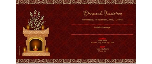 free Diwali Invitation Card & Online Invitations