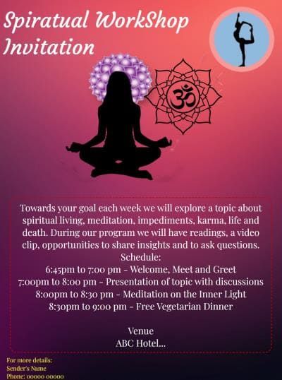 Spiratual Workshop/Yoga Day