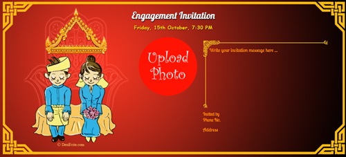 Engagement card buddhist tradition