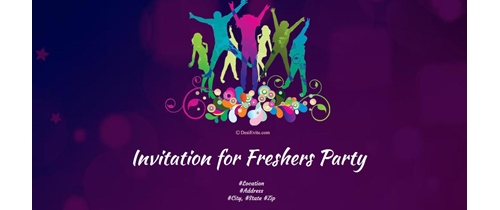  35 Invitation Card Design For Fresher Party