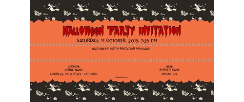 Halloween Party Invitation