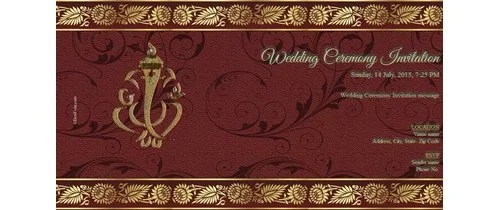 free Indian Wedding Invitation Card Maker & Online Invitations in English