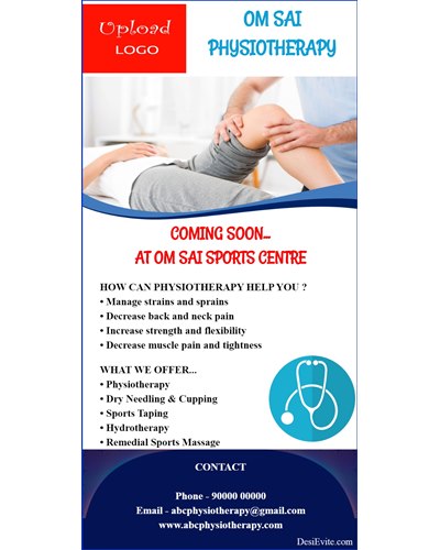 physiotherapy coming soon flye brochure