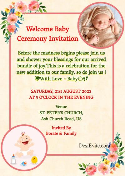 free Baby Shower Invitation Card & Online Invitations